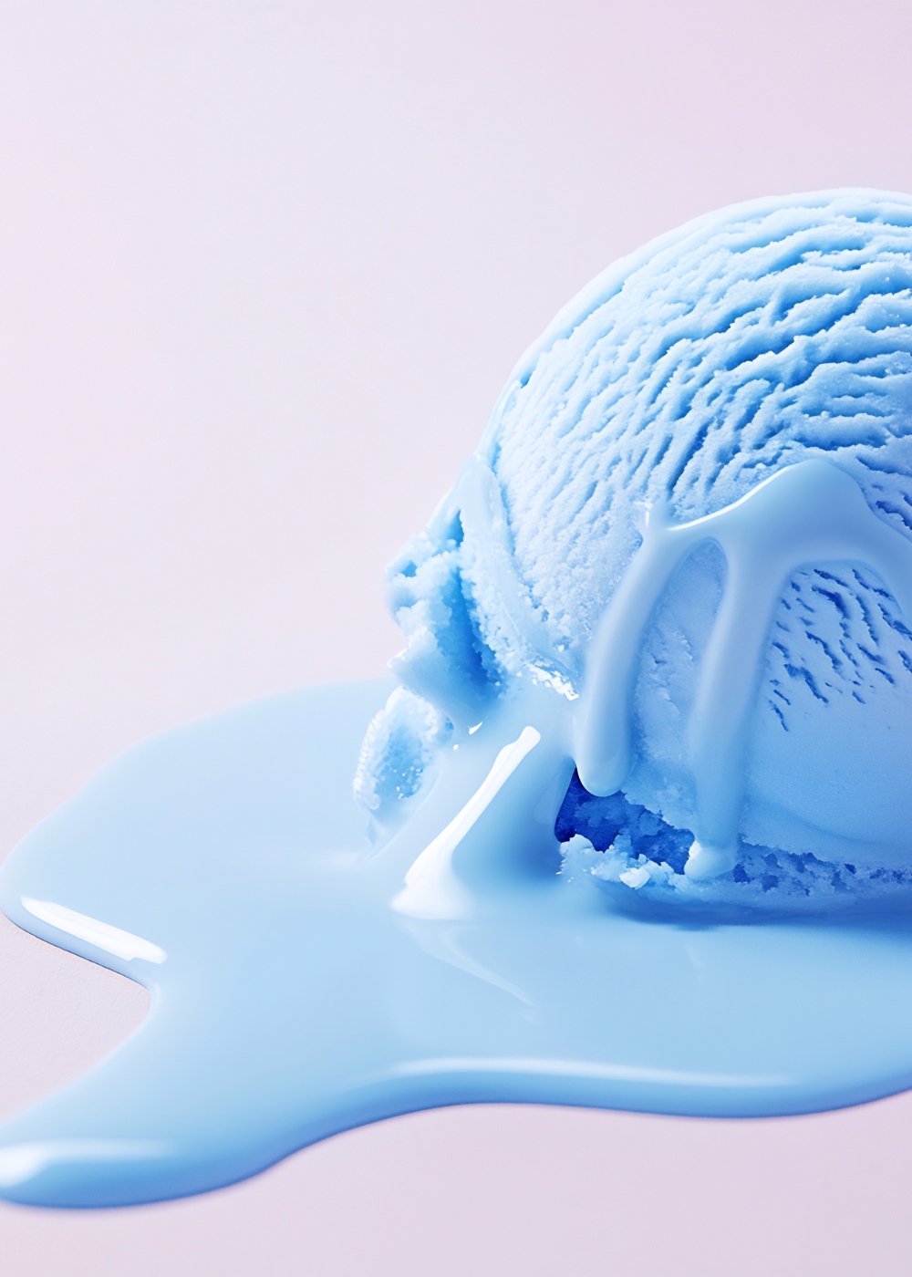 Gelado de Kefir com agave, spirulina azul e nozes tostadas