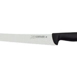 Faca de pão e pastelaria Grafit preta 250mm