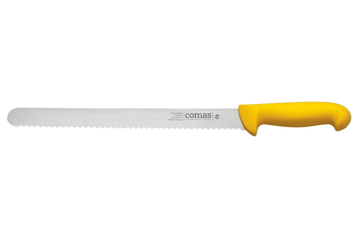 Faca de charcutaria Grafit amarela 300mm