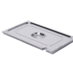 Tampa gastronorm com orifício para concha GN 1/2 inox 18/10