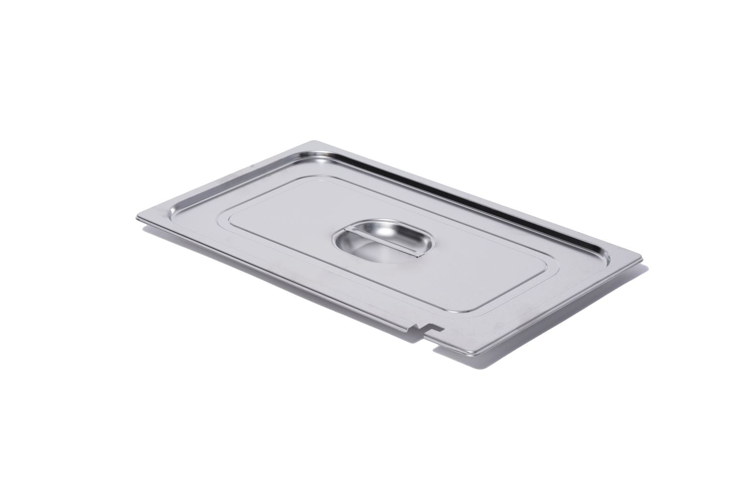 Tampa gastronorm com orifício para concha GN 1/4 inox 18/10