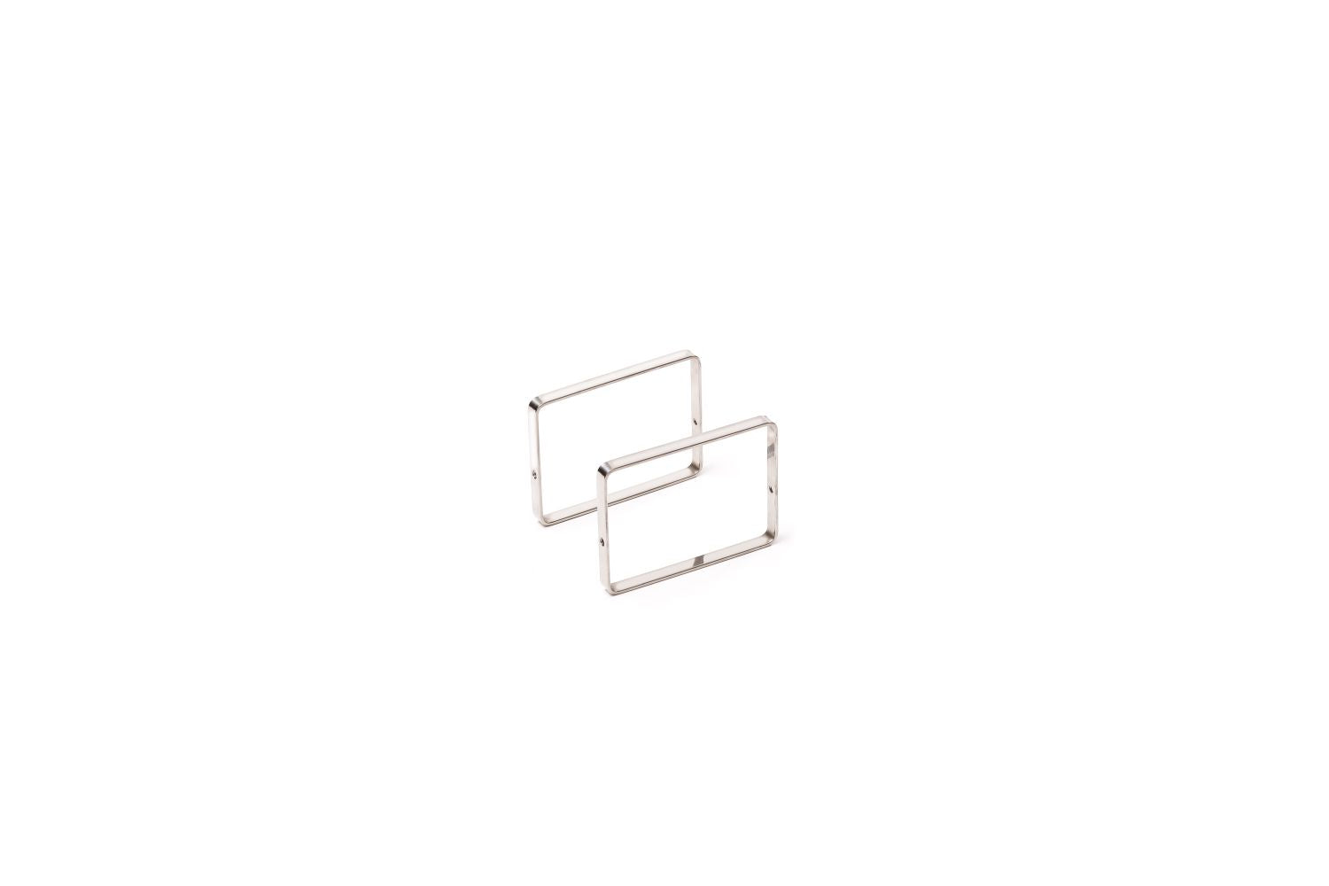 Aro inox para tábua estreita Bauhaus 12x9cm – 2 unidades