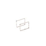 Aro inox para tábua estreita Bauhaus 12x9cm – 2 unidades