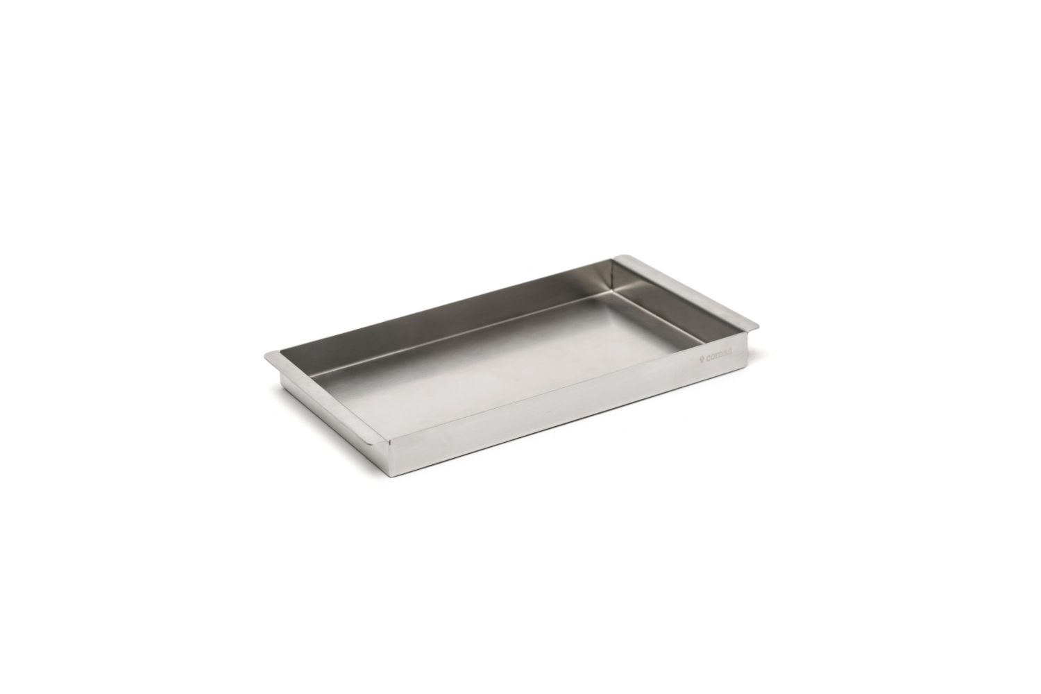 Tabuleiro de arroz para churrasco em inox 115x226mm