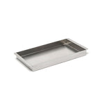 Tabuleiro de arroz para churrasco em inox 115x226mm