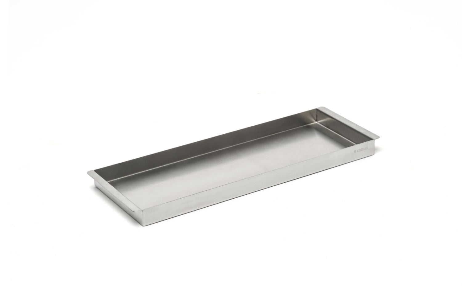 Tabuleiro de arroz para churrasco em inox 115x331mm