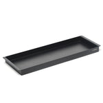 Tabuleiro de arroz para churrasco em aço carbono 115x331mm