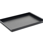 Tabuleiro de arroz para churrasco em aço carbono 230x331mm