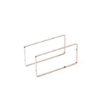 Aro inox para tábua larga Bauhaus 25x12cm – 2 unidades