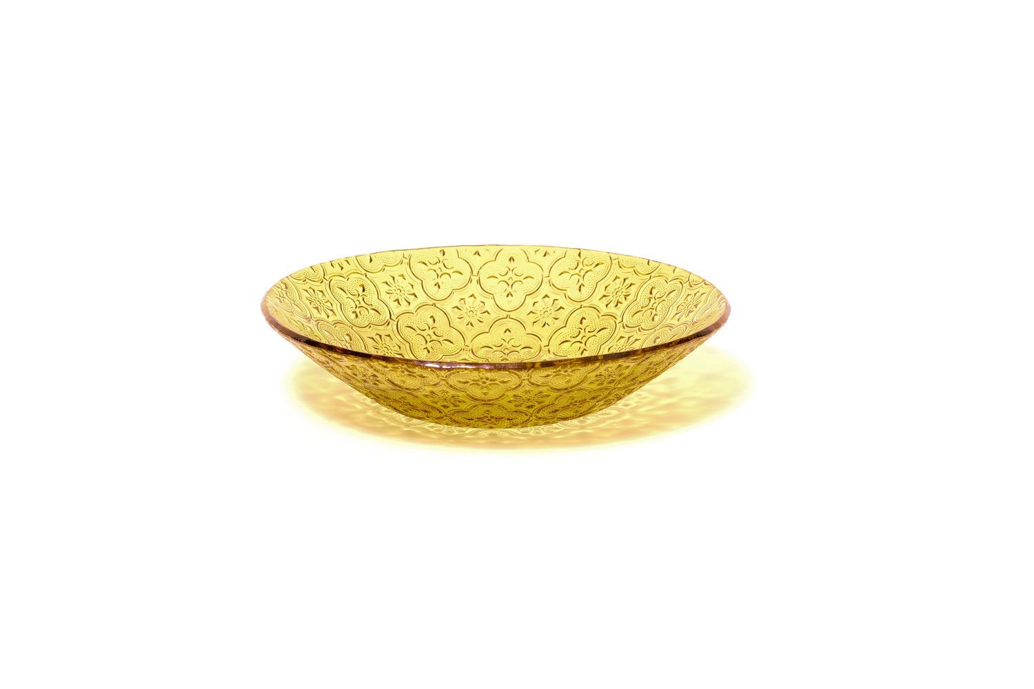 Taça de vidro Âmbar Ø19cm