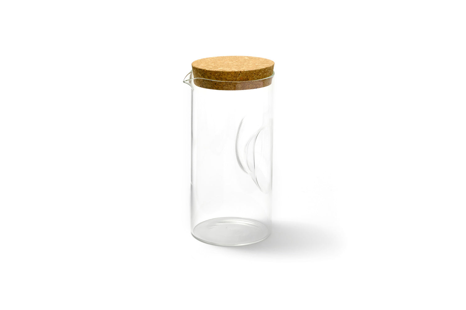 Jarro de vidro com tampa de cortiça 1200ml