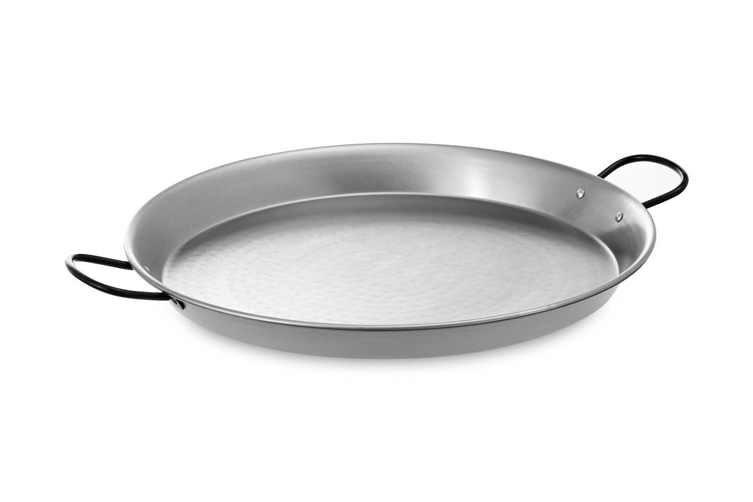 Paelleira valenciana El Saler em aço polido Ø65cm