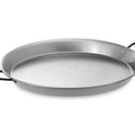 Paelleira valenciana El Saler em aço polido Ø90cm
