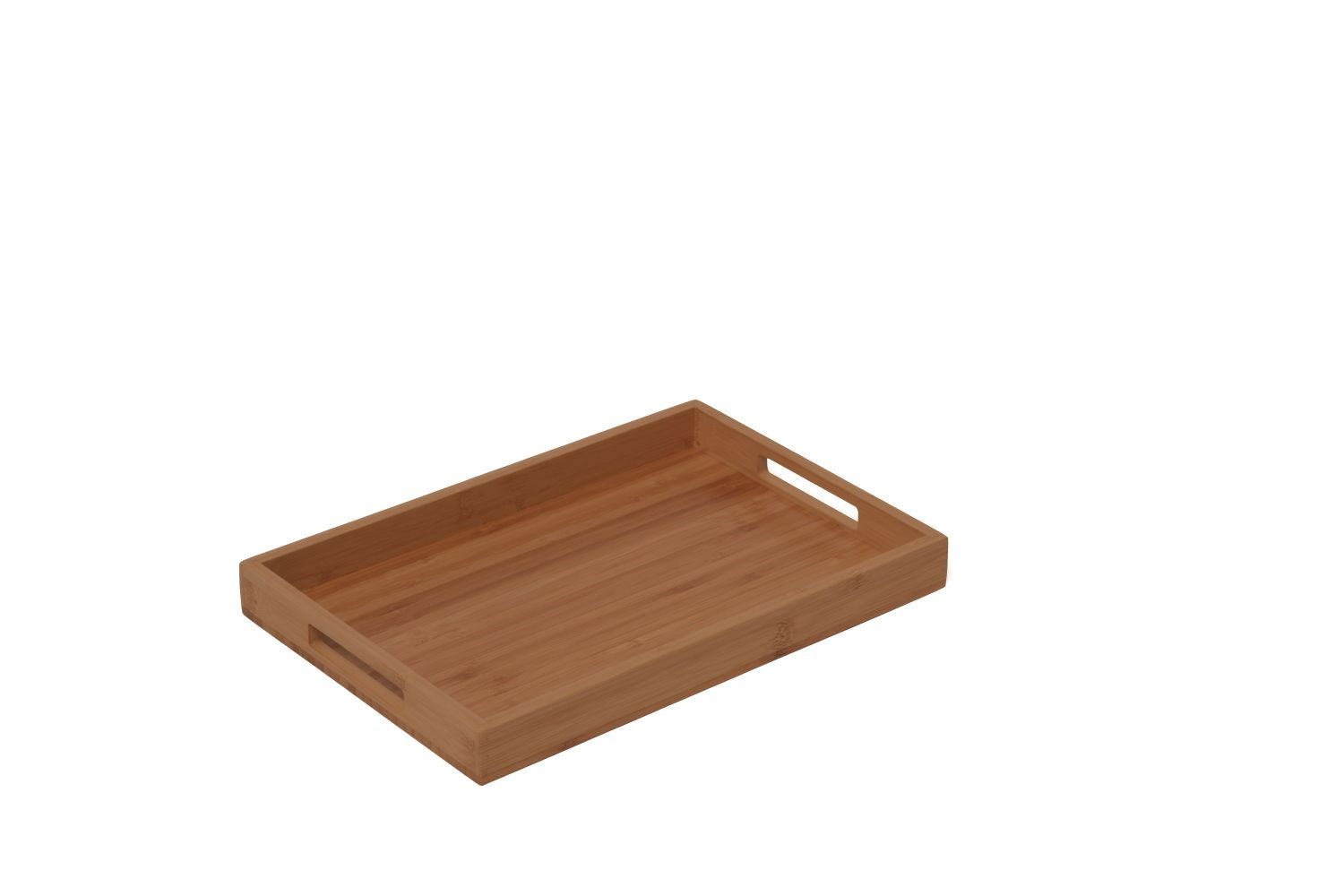 Bandeja em madeira de bambu 30x20x3cm