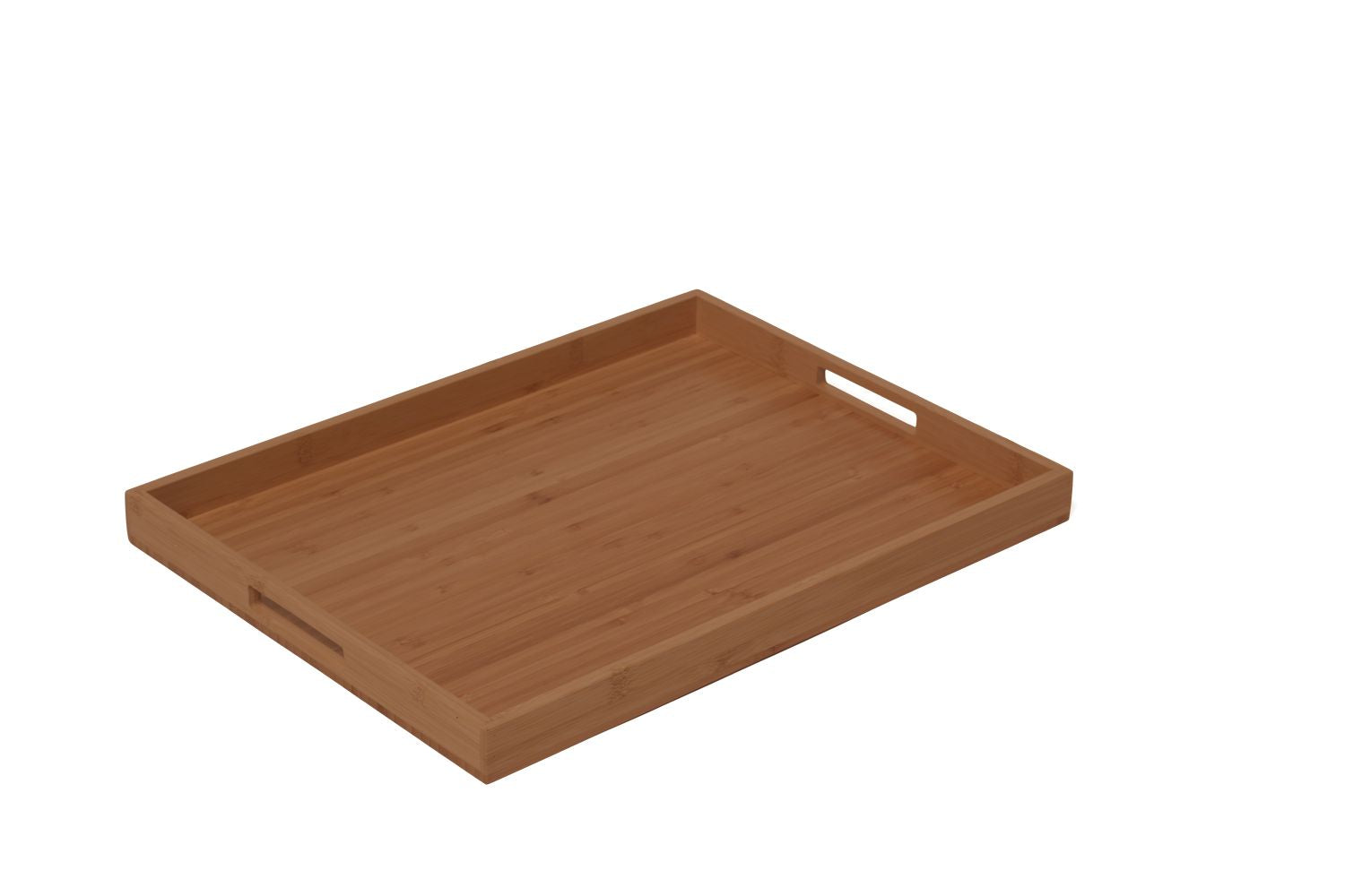 Bandeja em madeira de bambu 40x30x3cm