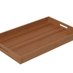 Bandeja em madeira de bambu 53x32x4,5cm