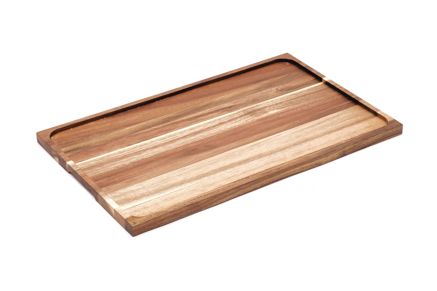 Base de acácia para ardósia de buffet GN 1/1 55x34,5x2cm