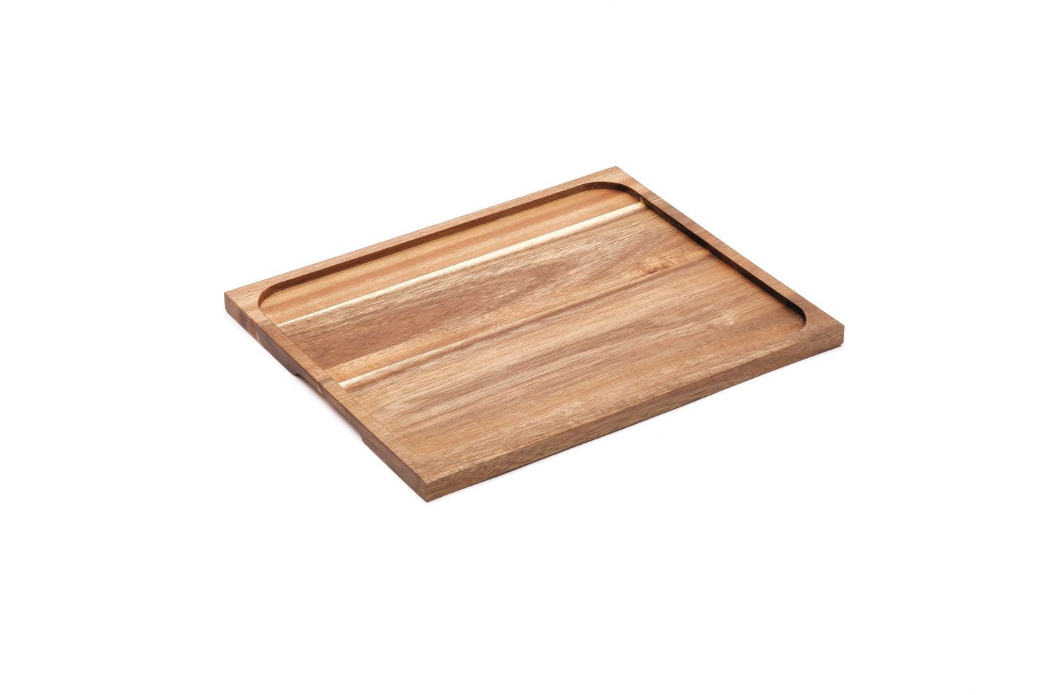Base de acácia para ardósia de buffet GN 1/2 34,5x28,5x1,5cm