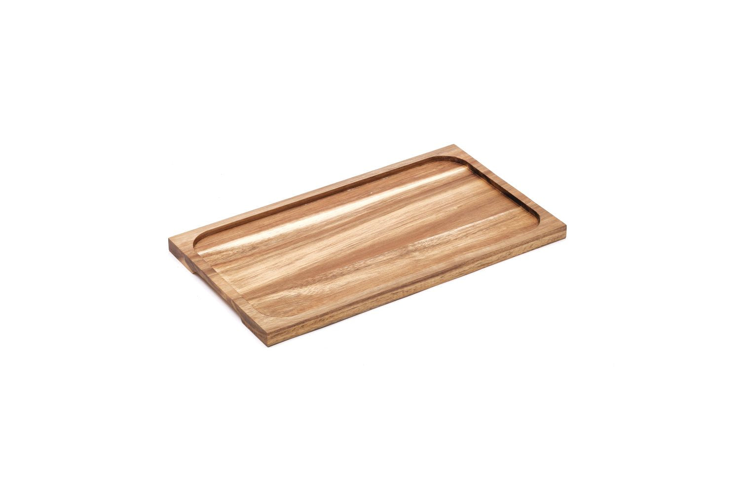 Base de acácia para ardósia de buffet GN 1/3 34,5x19,5x1,5cm