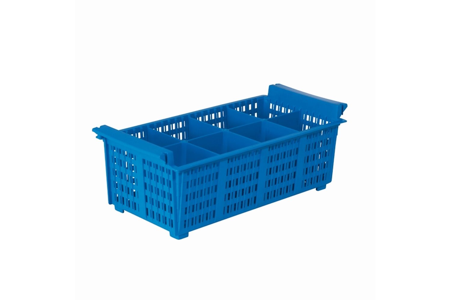 Cesto de talheres de 8 compartimentos para rack