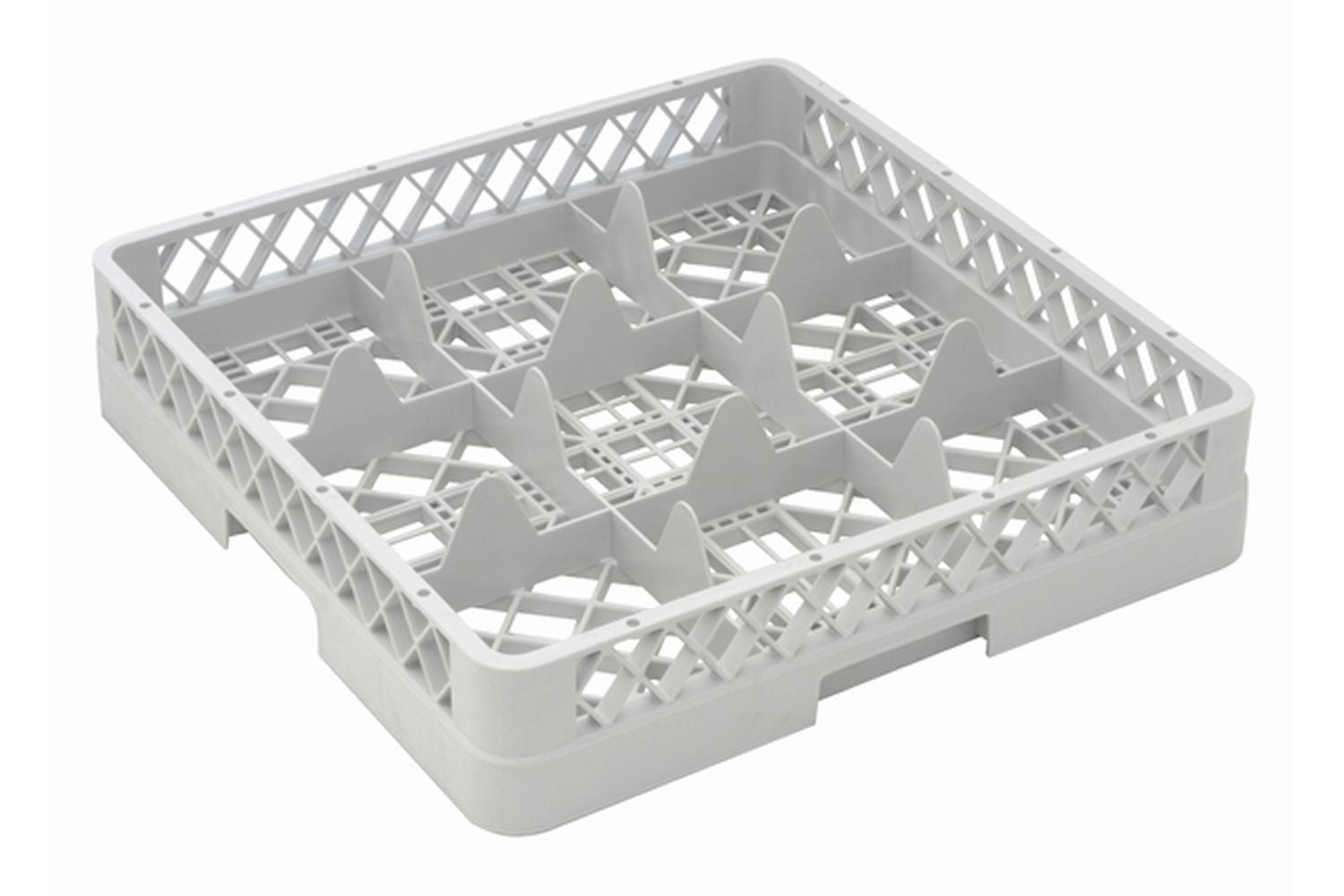 Rack de lavagem de 9 compartimentos com 5 extensores