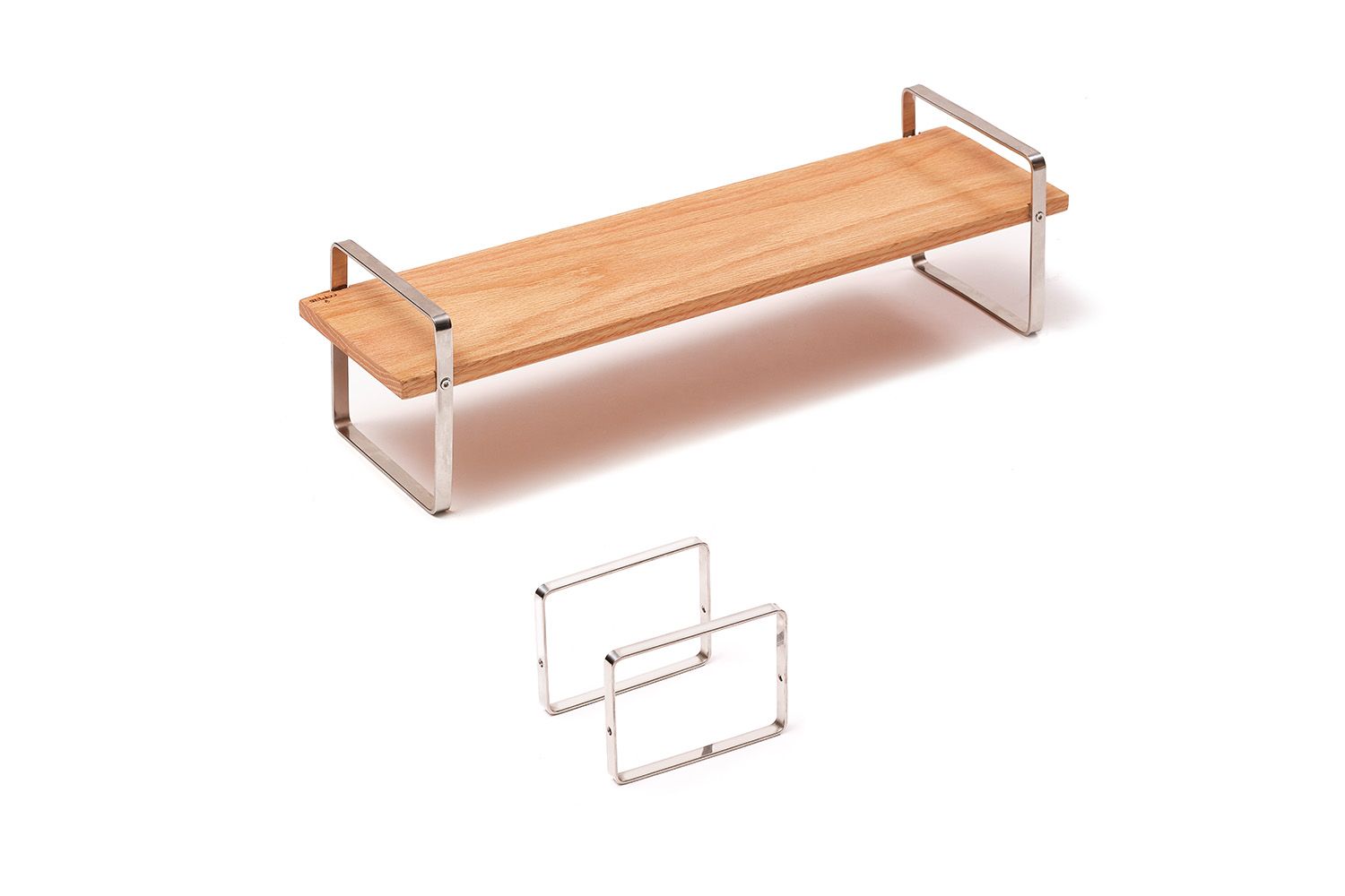 Kit tábua de apresentação Bauhaus S com aro baixo 450x120x90mm