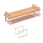 Kit tábua de apresentação Bauhaus S com aro baixo 450x120x90mm