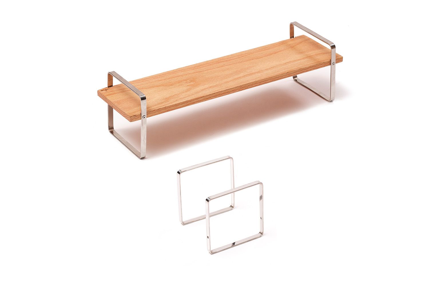 Kit tábua de apresentação Bauhaus S com aro alto 450x120x120mm