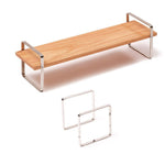Kit tábua de apresentação Bauhaus S com aro alto 450x120x120mm