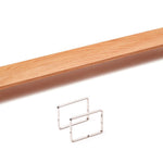 Kit tábua de apresentação Bauhaus L com aro baixo 800x120x90mm