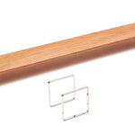 Kit tábua de apresentação Bauhaus L com aro alto 800x120x120mm