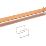 Kit tábua de apresentação Bauhaus XL com aro baixo 1000x120x90mm