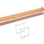 Kit tábua de apresentação Bauhaus XL com aro alto 1000x120x120mm