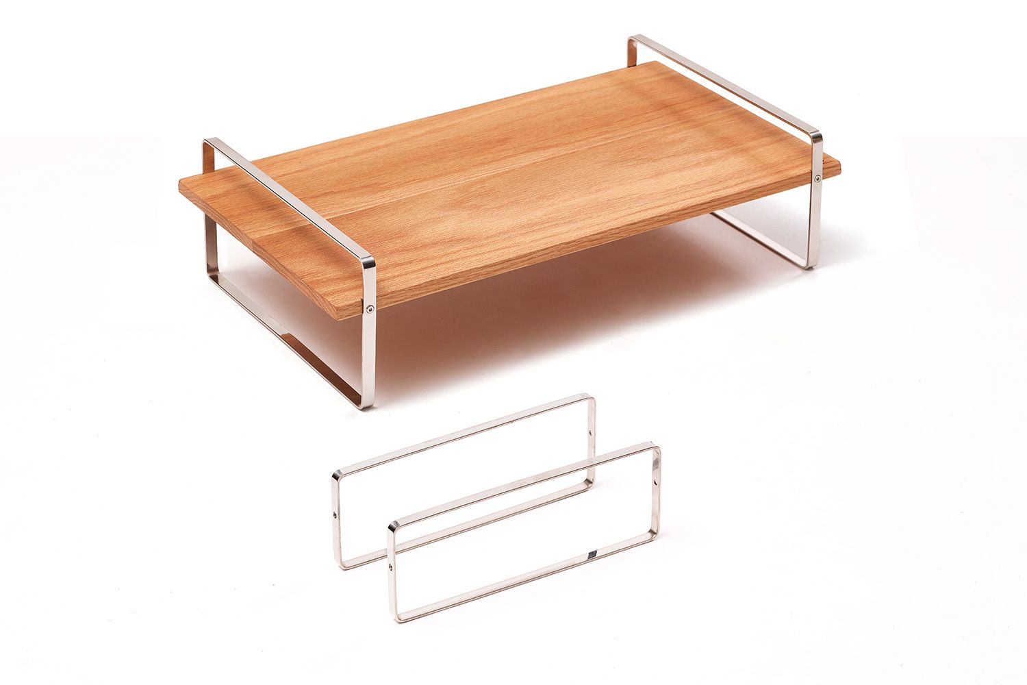 Kit tábua de apresentação larga Bauhaus M com aro baixo 450x250x90mm