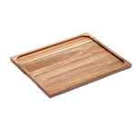 Base de acácia para ardósia de buffet GN 32x32x1,5cm