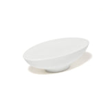 Base oval branca 30,9x16,8x8,8cm