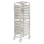 Carrinho porta-tabuleiros GN 1/1 de 18 níveis 380x550x1735mm