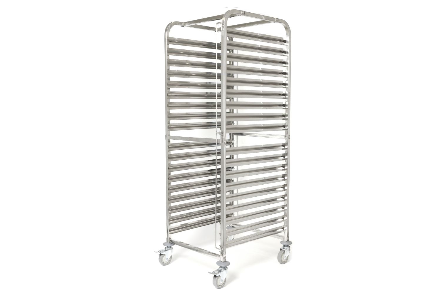 Carrinho porta-tabuleiros GN 2/1 de 18 níveis 590x670x1735mm