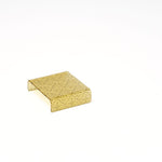 Suporte para snacks em vidro Âmbar quadrado baixo 12x10,5x3cm