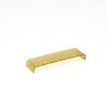 Suporte para snacks em vidro Âmbar retangular baixo 21x6x2,8cm