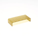 Suporte para snacks em vidro Âmbar retangular alto 21x9x4,5cm