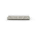 Prato em cerâmica Plat Pedra 52x28 H3cm