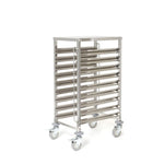 Carrinho porta-tabuleiros GN 1/1 de 9 níveis 380x550x1000mm