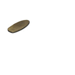 Descanso de talheres oval Muna Velvet dourado 7x3cm