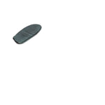 Descanso de talheres oval Muna Velvet verde 7x3cm