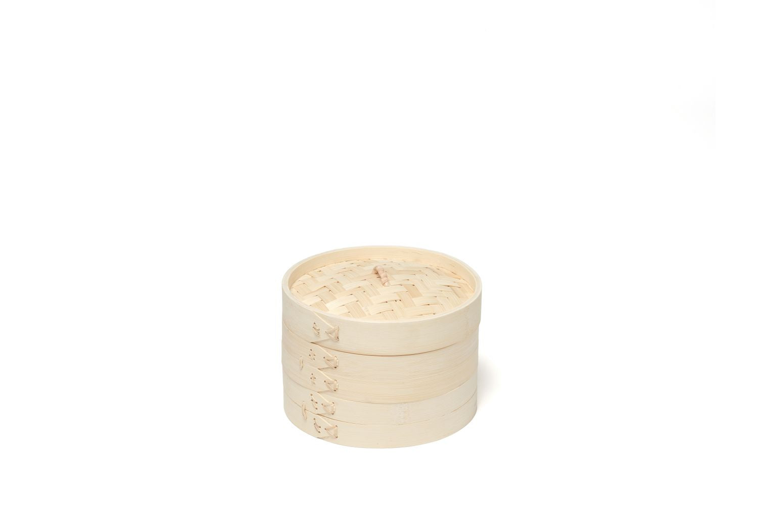 Cozedor a vapor redondo de bambu Dim Sum Ø20xH13,5cm