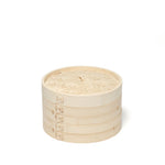 Cozedor a vapor redondo de bambu Dim Sum Ø25xH16cm