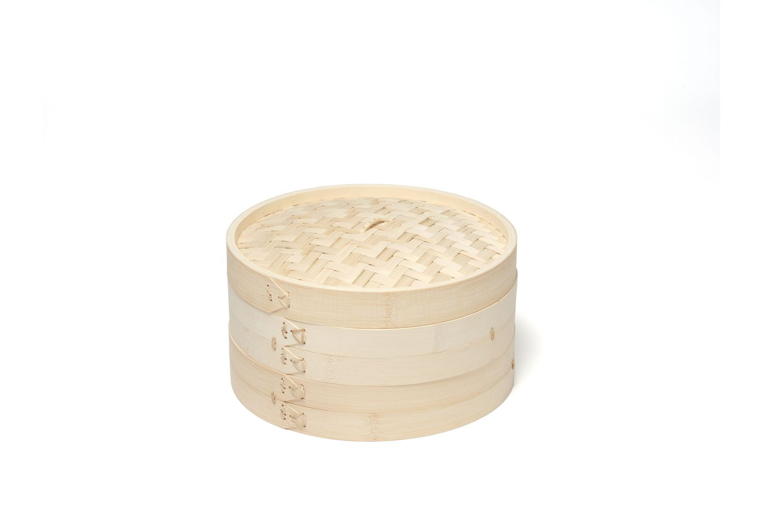 Cozedor a vapor redondo de bambu Dim Sum Ø30xH16,5cm