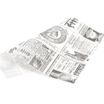 Invólucro antigordura Times branco 30x20cm