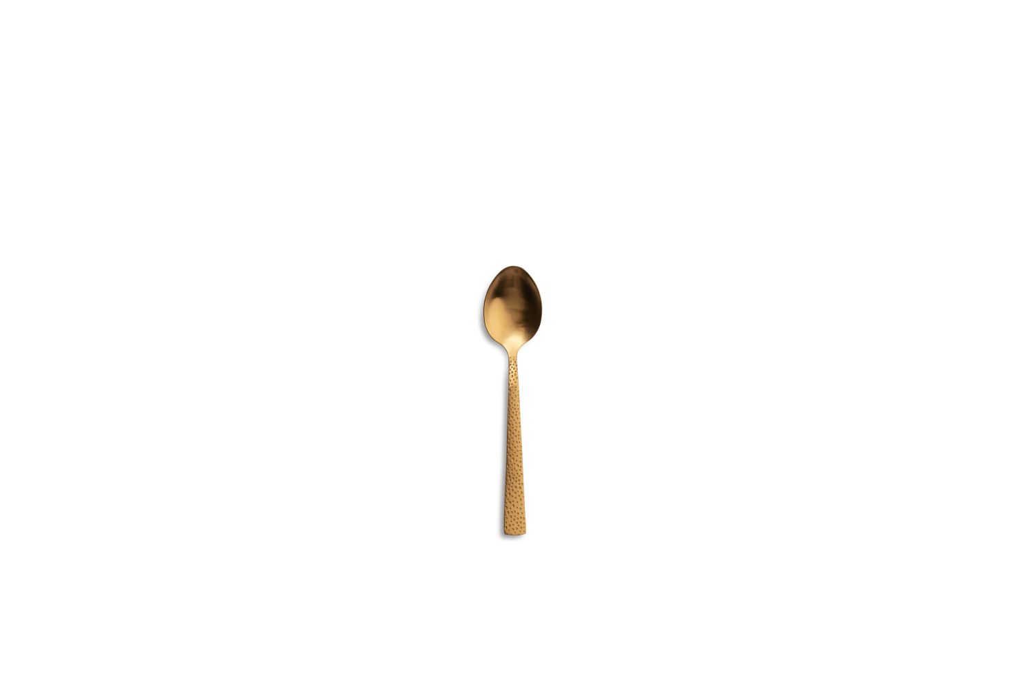 Colher de café Cheese Satin dourado 18%